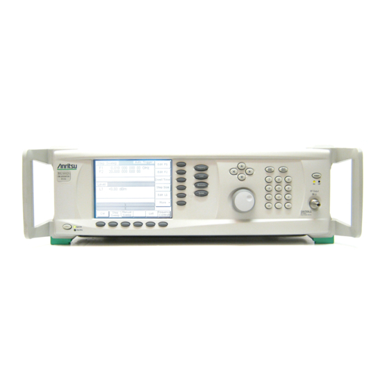 Anritsu MG3692A Series Maintenance Manual