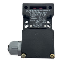 schmersal AZ 16 ZVRKM20-2254 Instructions Manual