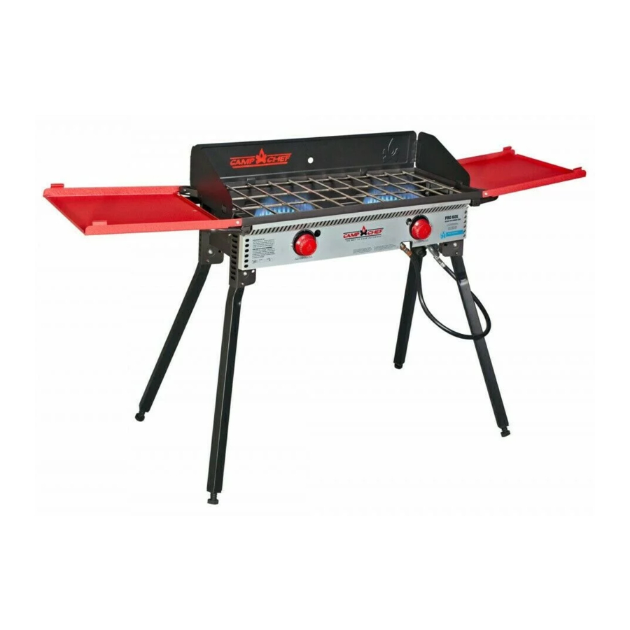 Camp Chef PRO 60X - Stove Manual