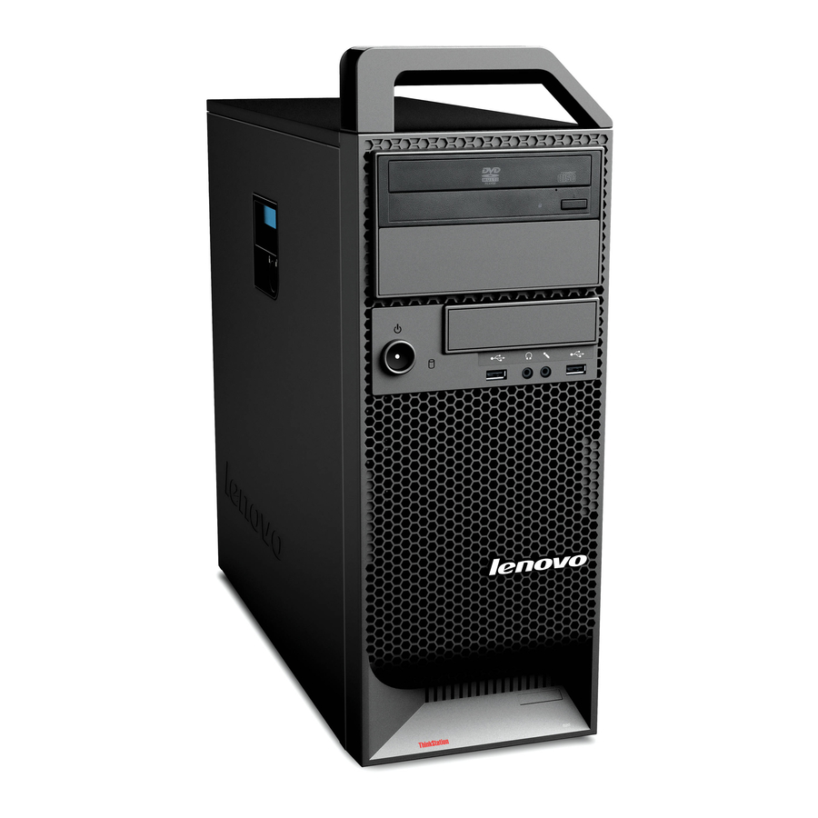 Lenovo ThinkStation S20 Handboek Voor De Gebruiker