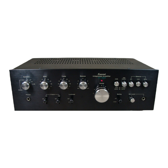 Sansui AU-4900 Operating Instructions Manual