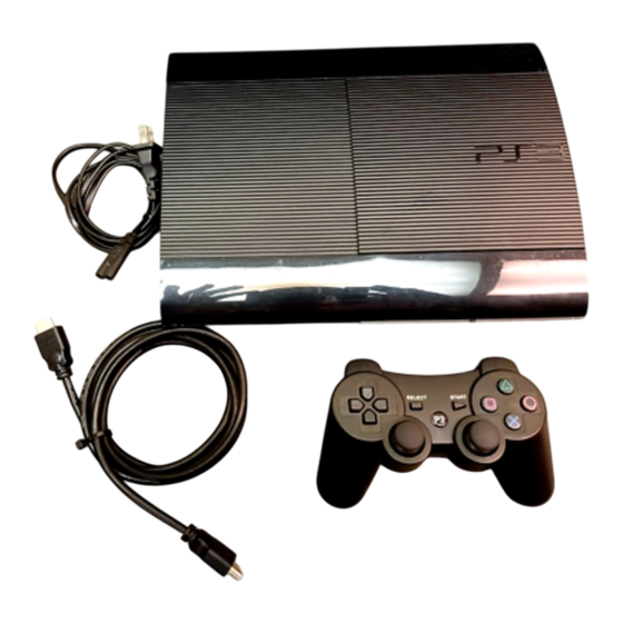 Sony PlayStation 3 Safety Instruction