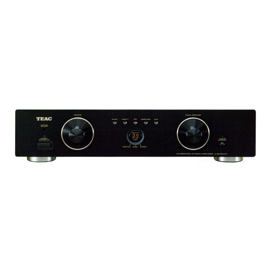 Teac A-BX10 MK II Owner's Manual