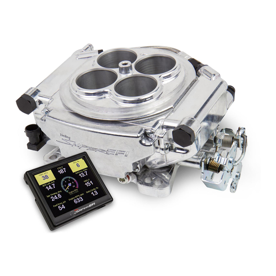 Holley Sniper EFI 550-516 Quick Start Manual