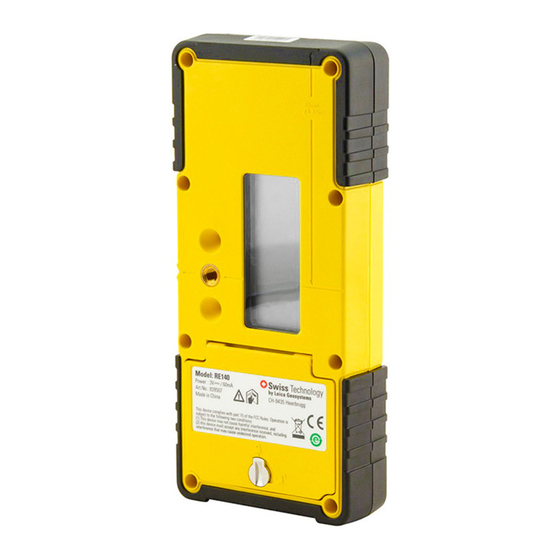 Leica Geosystems Rod Eve 140 User Manual