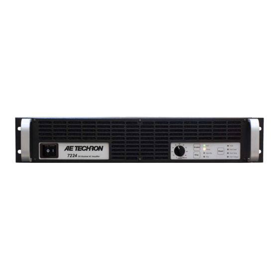 Aetechron 7220 Series Manuals