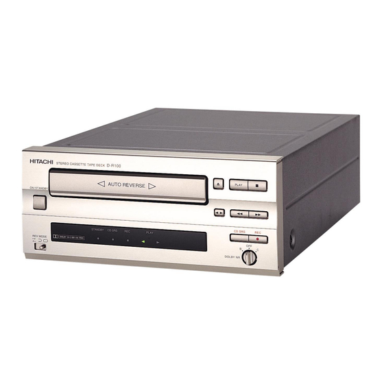 Hitachi DR100E Service Manual