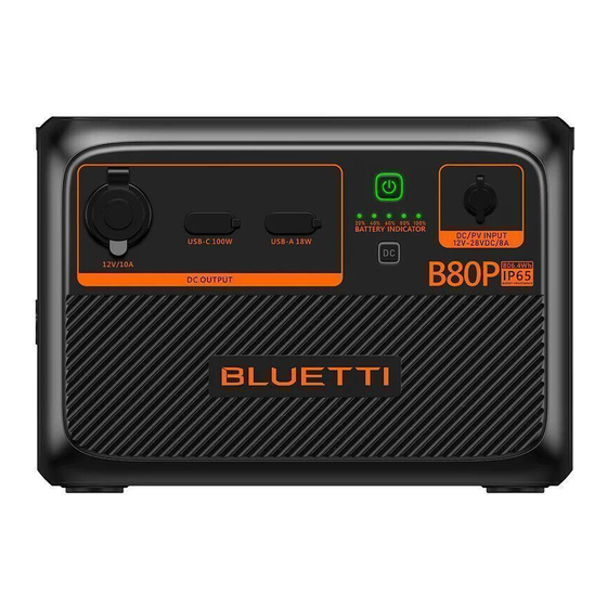Bluetti B80P User Manual
