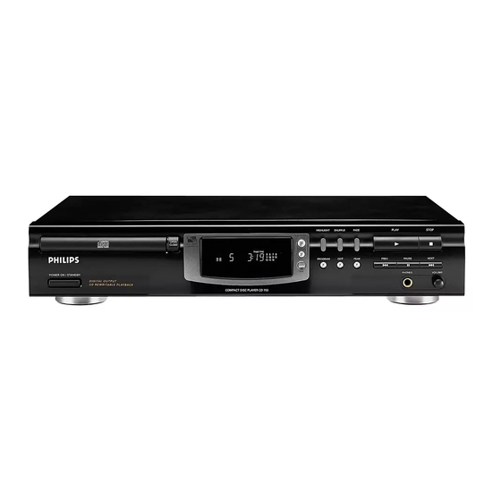 Philips CD753 Specifications
