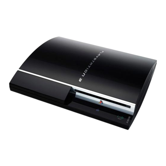 Sony PLAYSTATION 3 Safety And Support