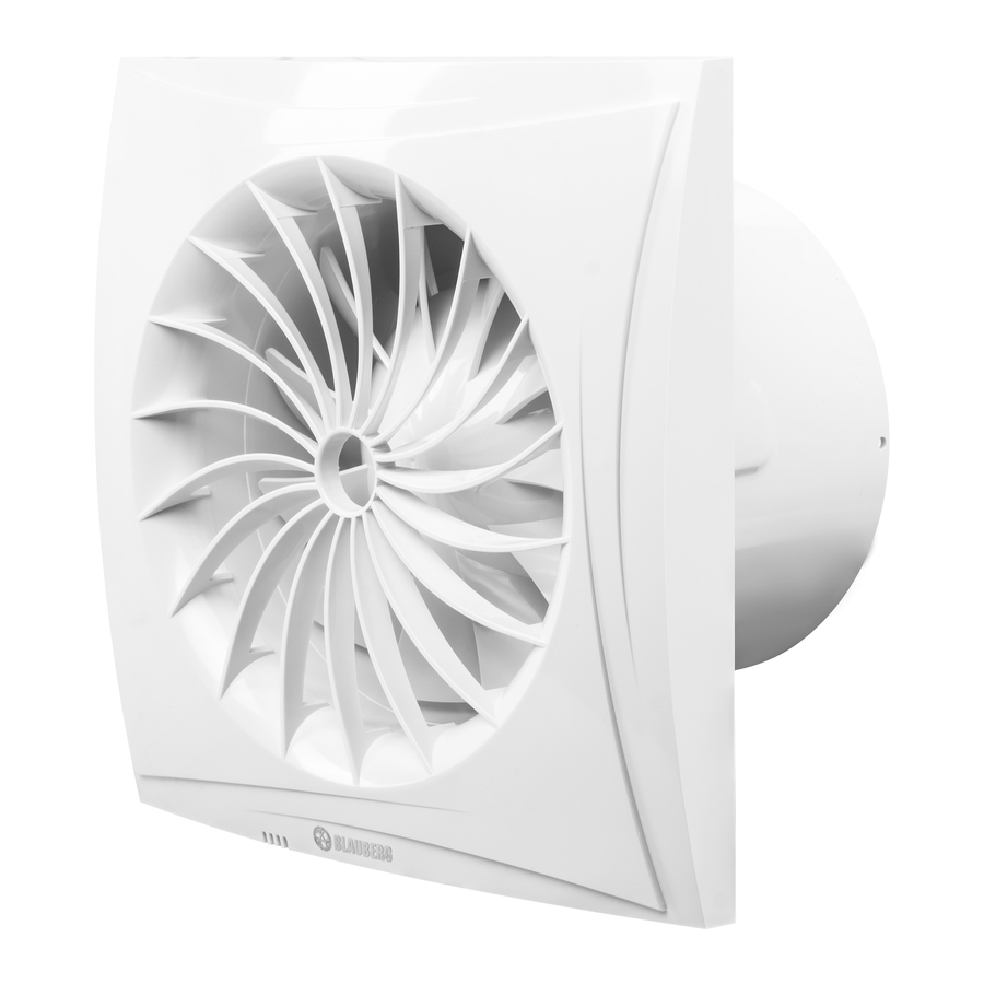 User Manuals: BLAUBERG Sileo Exhaust Fan