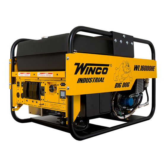 Winco WL16000HE-03/A Installation & Operator's Manual