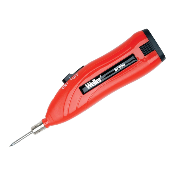 Weller BP650 User Manual