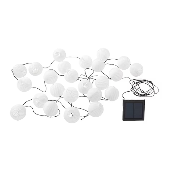 IKEA SOLARVET Manual