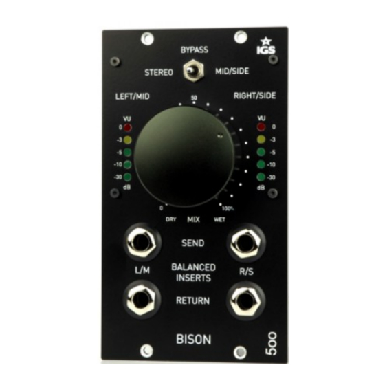 IGS BISON 500 User Manual
