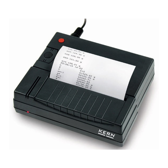 KERN YKN-A01 Manuals