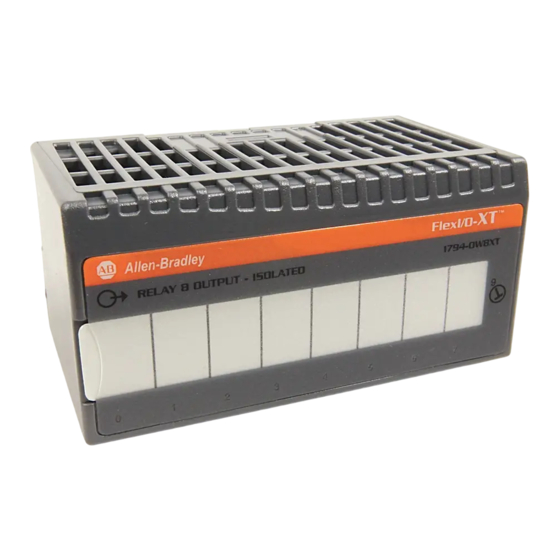 Rockwell Automation Allen-Bradley FLEX I/O Manuals