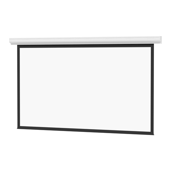 Da-Lite DesIgner Contour Manual Screen Manuals