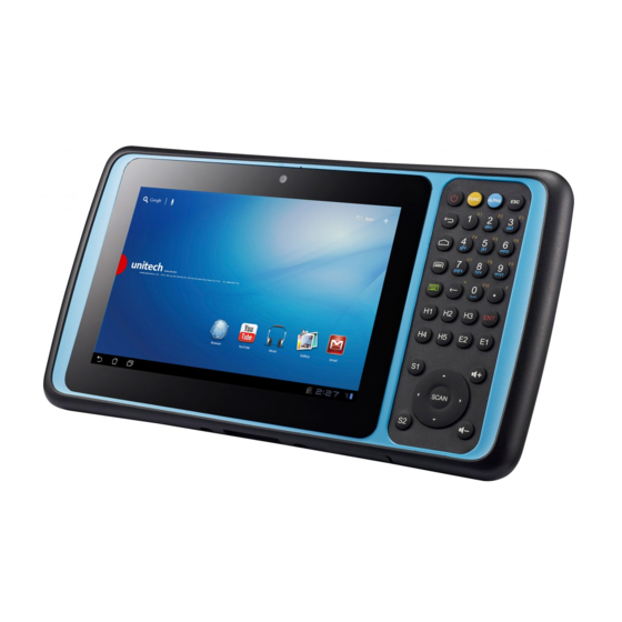 Unitech TB120 Quick Reference Manual
