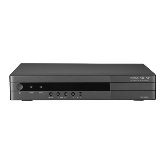 Maximum XO-506 C Manuals