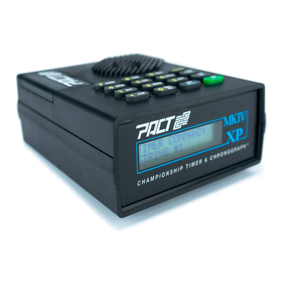 Pact MKIV XP User Manual