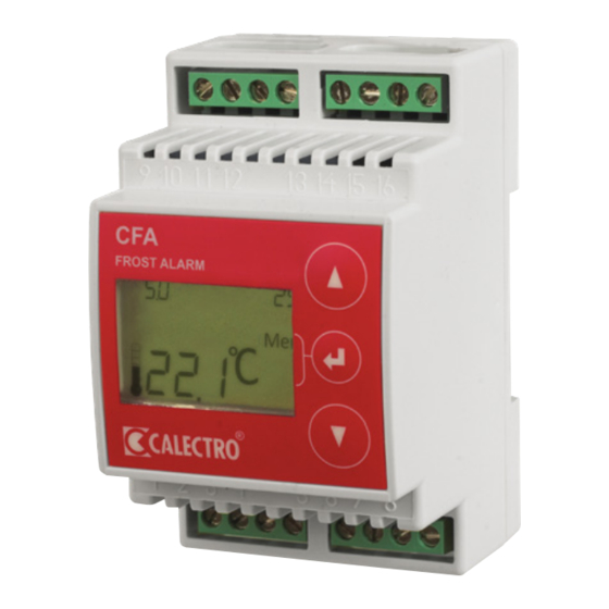 CALECTRO CFA-24V Installation Instructions