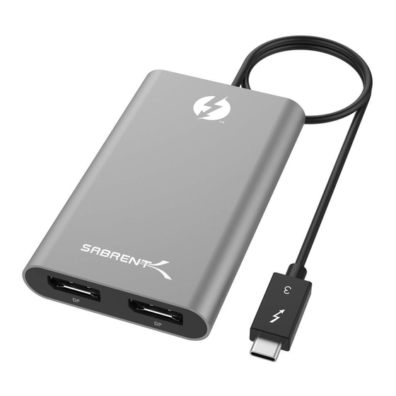 Sabrent TH-3DP2 Manual