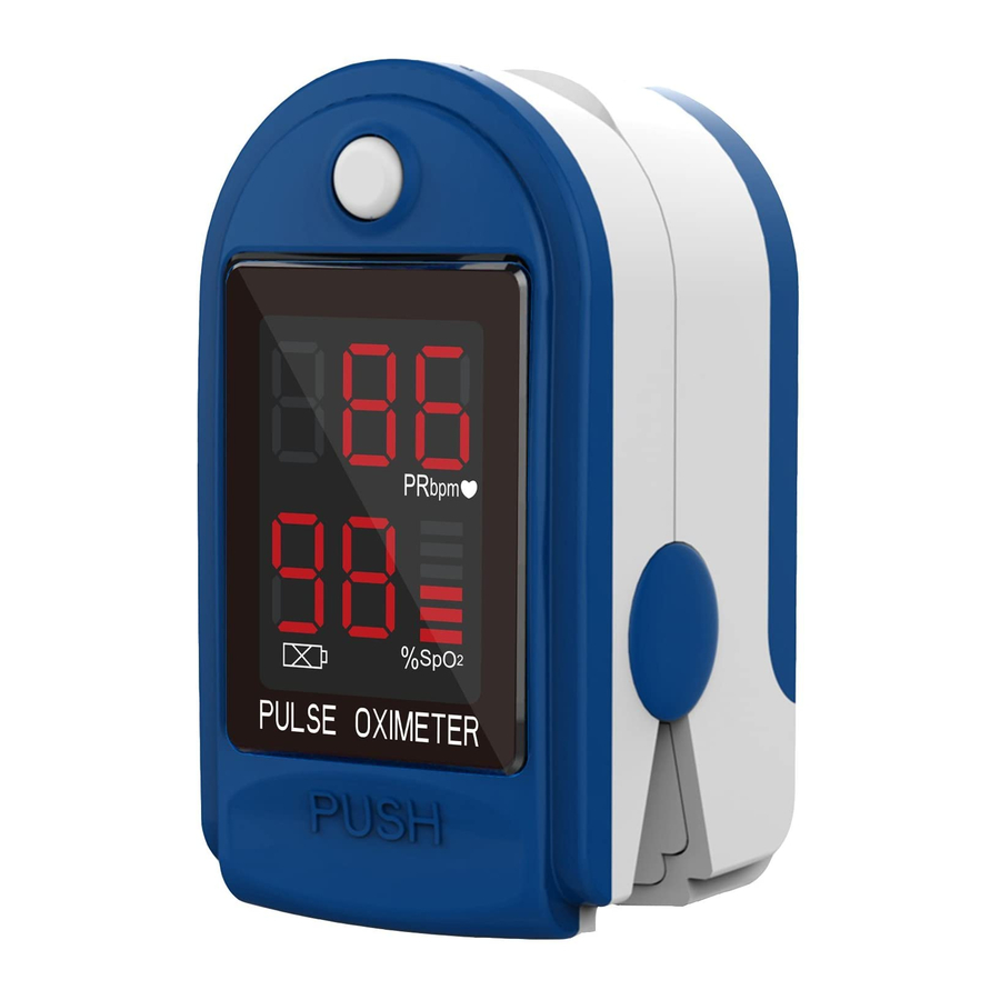 Contec Pulse Oximeter CMS50DL Manual