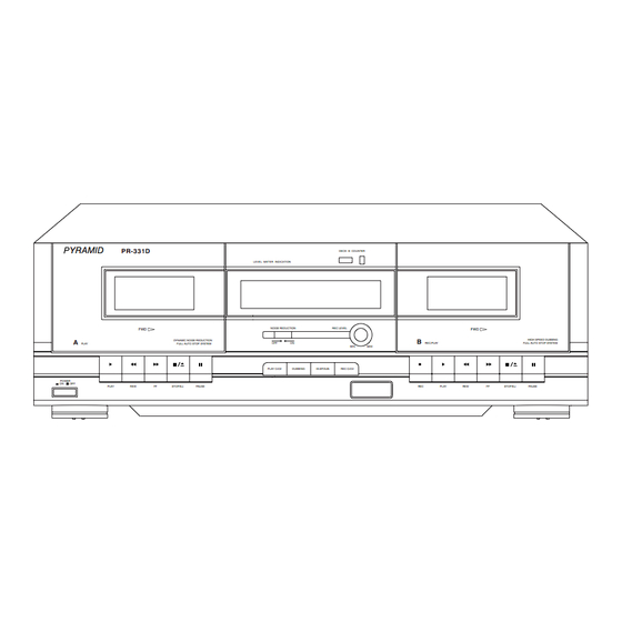 Pyramid PR-331D Operating Instructions