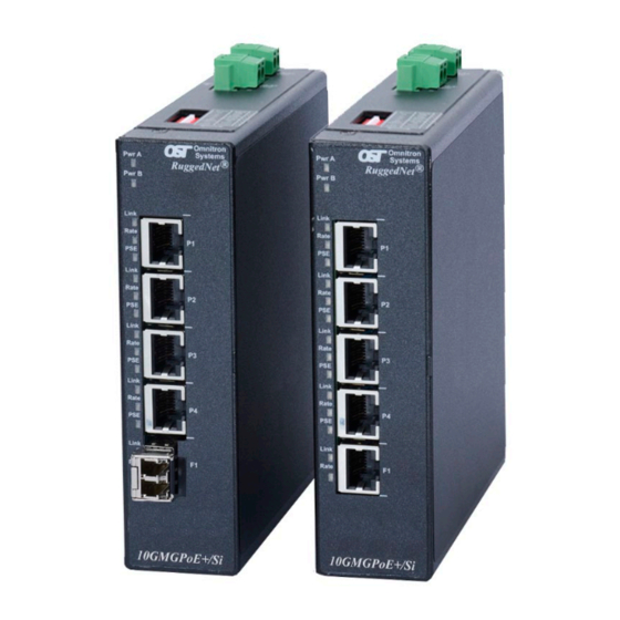 Omnitron Systems RuggedNet 10GMGPoE+/Si User Manual