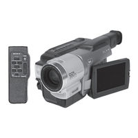 Sony Handycam CCD-TR818 Service Manual