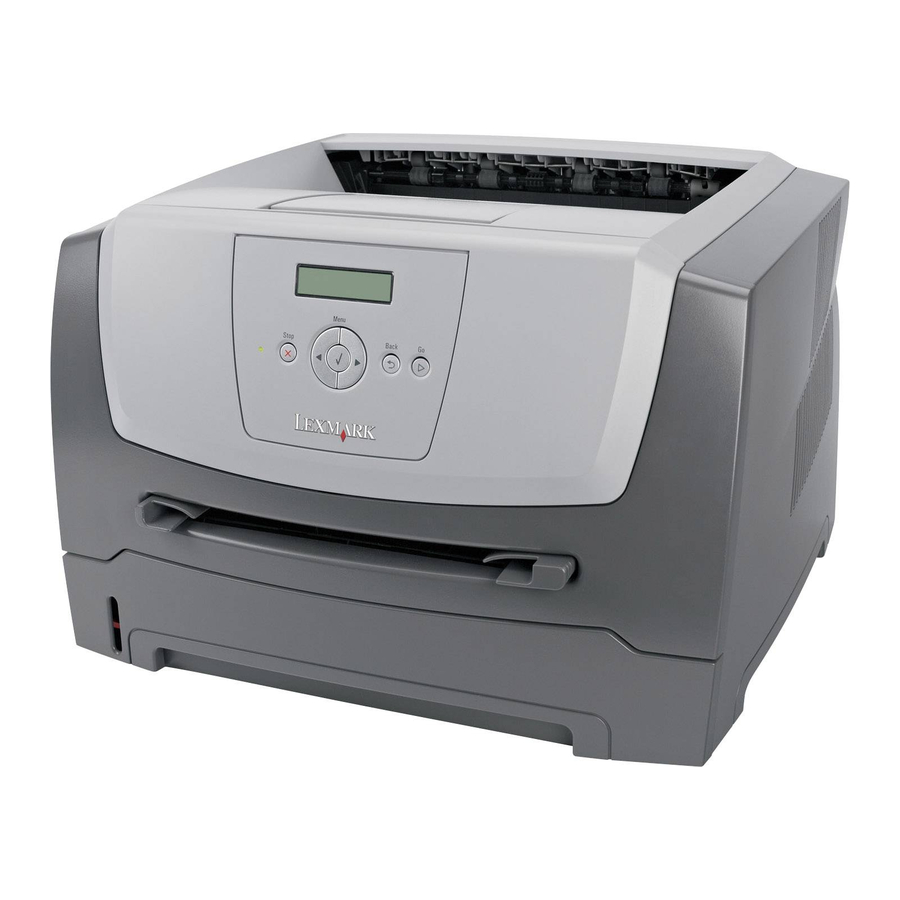 Lexmark E350d Manuals