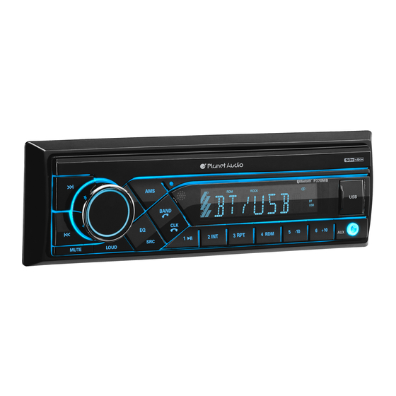 Planet Audio P370MB User Manual