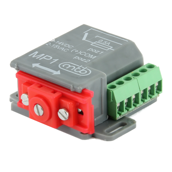 MTB MP1 Manual