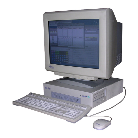 Sun Microsystems Ultra 1 Series Service Manual