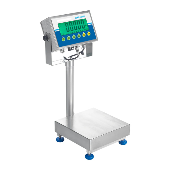 Adam Equipment Gladiator GGF 165aH Manual