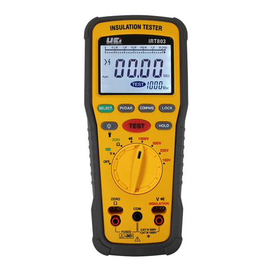 UEi IRT803 Instruction Manual