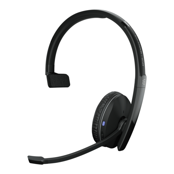 Sennheiser EPOS ADAPT 230 Quick Manual