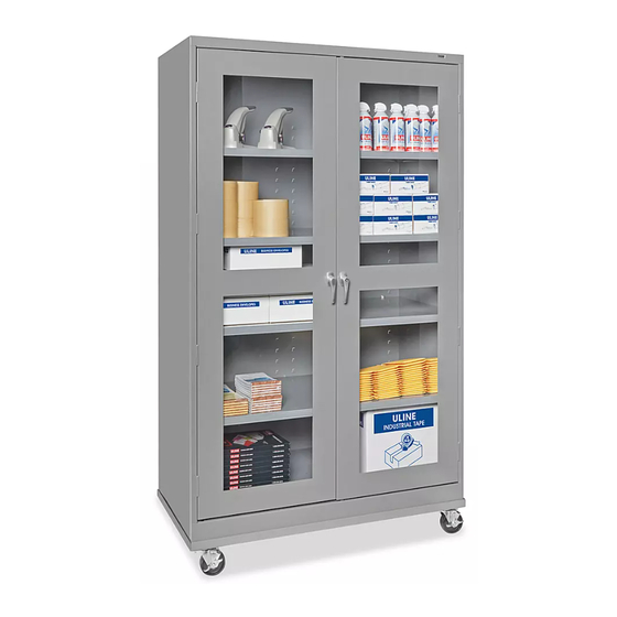 User Manuals: U-Line H-9090 Mobile Storage Cabinet