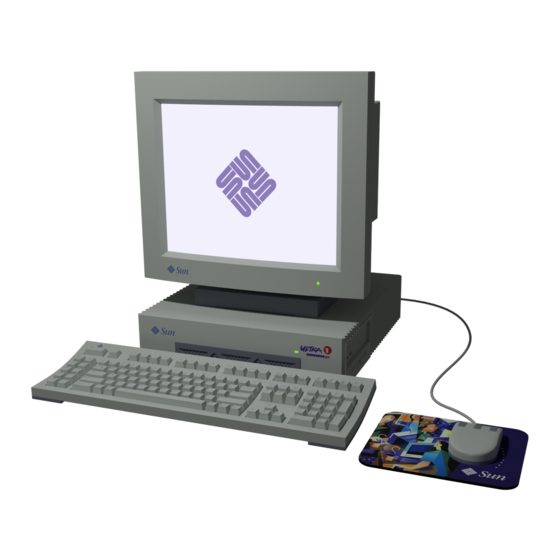 Sun Microsystems Ultra 1 Series Upgrade Manual