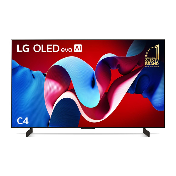 LG OLED42C4PSA Manuals