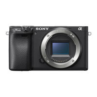 Sony ILCE-6400A Quick Start Manual