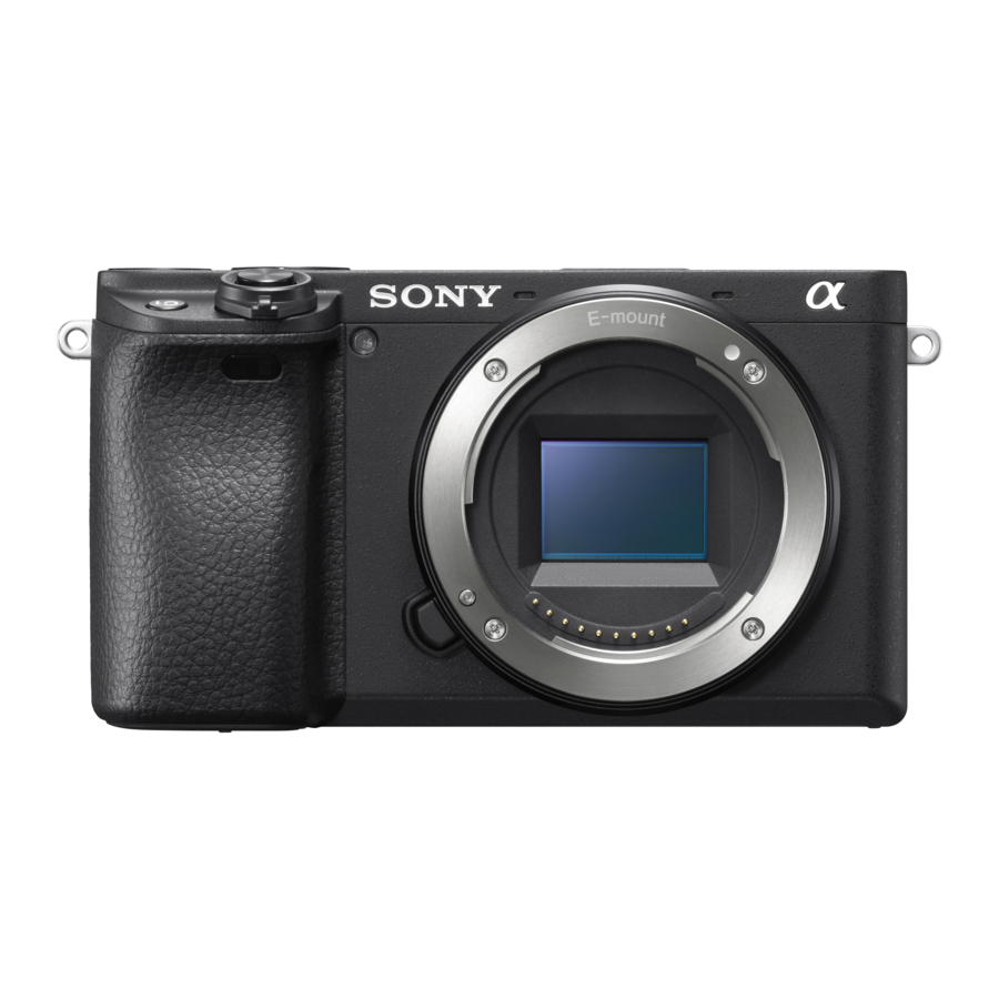 Sony A6400 (ILCE-6400A) Manual