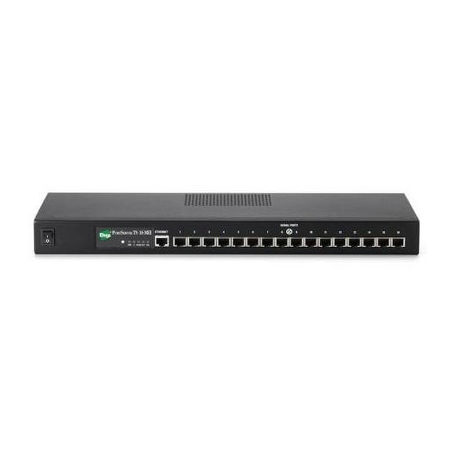 Digi PortServer TS 8 Specifications