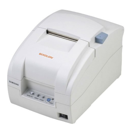 BIXOLON SRP-270 User Manual