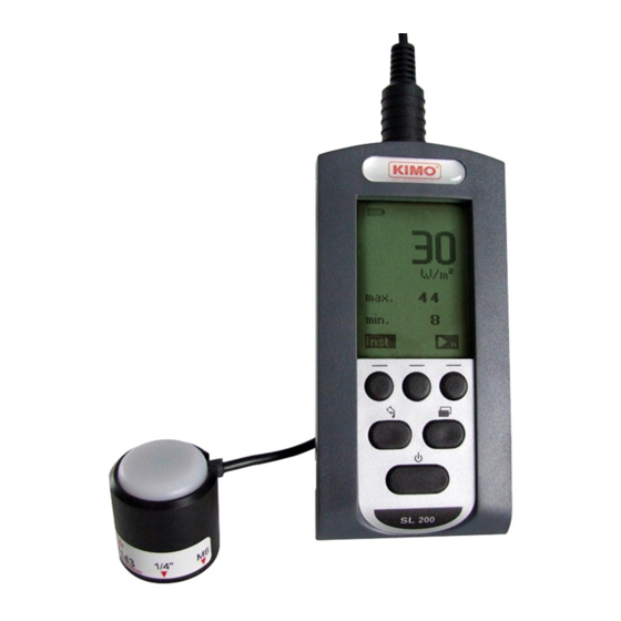 Kimo SL200 User Manual