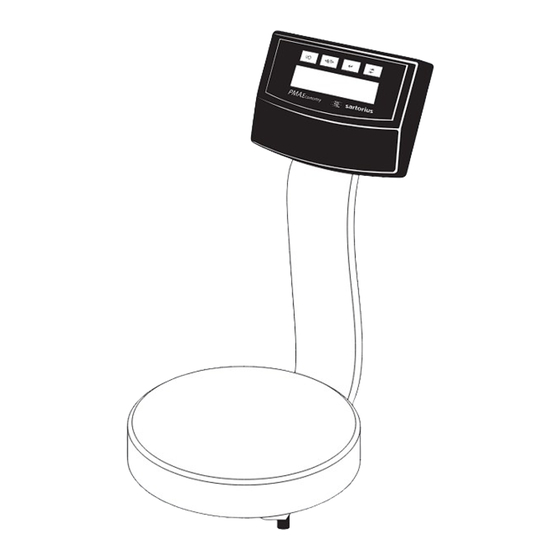 Sartorius PMA.Economy Installation Instructions Manual