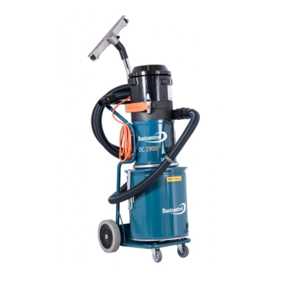 Dustcontrol DC 2900a Specifications & Instructions