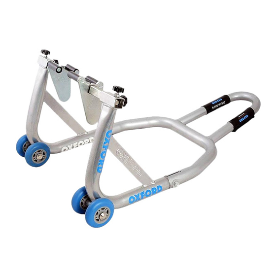 Oxford Paddock Stand Premium User Instructions
