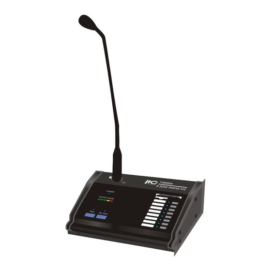ITC Audio T-8000A Operation Manual